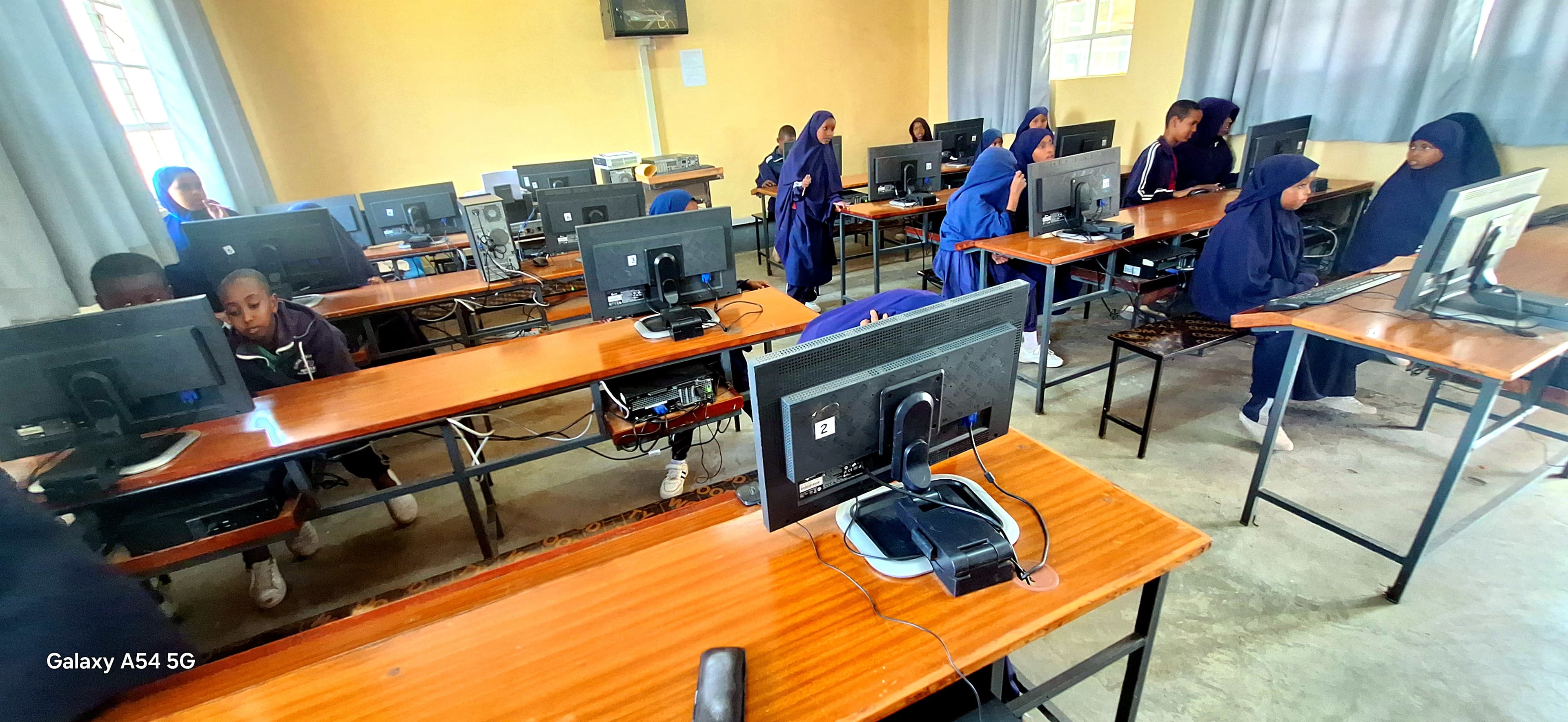 Students in classroom session
